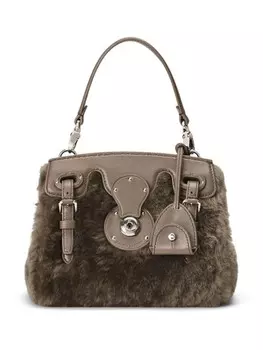 Маленькая сумка-тоут Ricky 18 Ralph Lauren Collection, коричневый