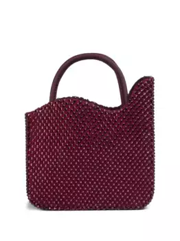 Маленькая сумка-тоут с бисером Ivy Le Silla, красный