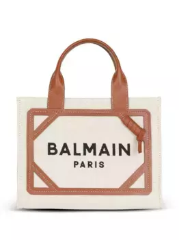 Маленькая сумка-тоут с логотипом B-Army BALMAIN, нейтральный