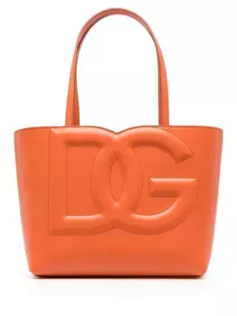 Маленькая сумка-тоут с логотипом DG DOLCE & GABBANA, оранжевый