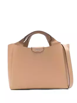 Маленькая сумка-тоут с логотипом DKNY, нейтральный