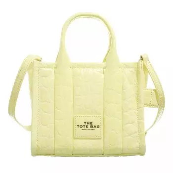 Маленькая сумка тоут с тиснением под крокодила Marc Jacobs, желтый