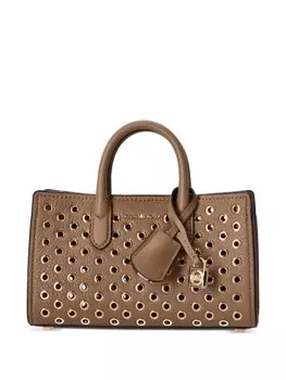 Маленькая сумка-тоут Scarlett Michael Kors, коричневый