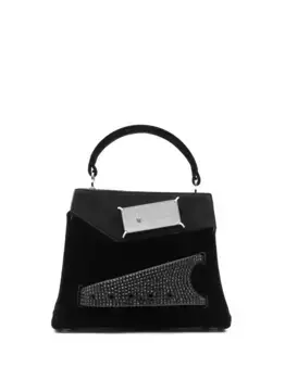 Маленькая сумка-тоут Snatched MAISON MARGIELA, черный