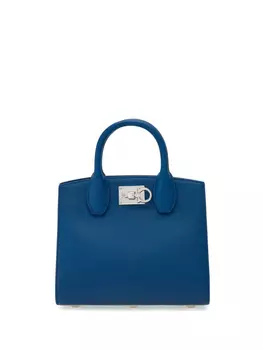 Маленькая сумка-тоут Studio Box Ferragamo, синий