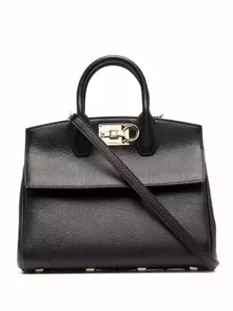 Маленькая сумка-тоут Studio Ferragamo, черный