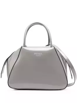 Маленькая сумка-тоут Supernova Prada, серый