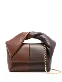 Маленькая сумка-тоут Twister JW ANDERSON, коричневый