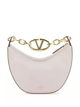 Маленькая сумка-тоут Valentino Garavani с логотипом Moon, розовый