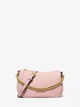 Маленькая сумка-трансформер через плечо Carmela из шагреневой кожи Michael Kors, красный