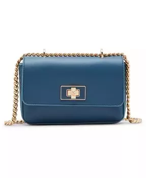 Маленькая сумка-трансформер с клапаном через плечо Anne Klein, синий