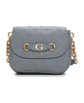 Маленькая сумка в форме пиона с регулируемым ремнем Guess, синий