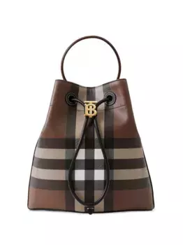 Маленькая сумка-ведро TB BURBERRY, коричневый