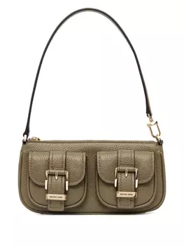 Маленькая сумка Zoey с двумя карманами через плечо Michael Michael Kors, зеленый