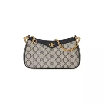 Маленькая сумочка Gucci Ophidia GG, Бежевый/Синий