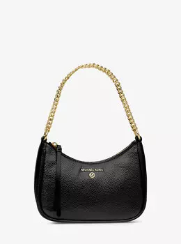 Маленькая сумочка из шагреневой кожи с подвеской Jet Set Michael Kors, черный