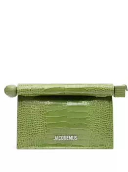 Маленькая сумочка-клатч Ronde Carr JACQUEMUS, зеленый