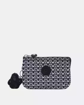 Маленькая сумочка на молнии с принтом Kipling, черный