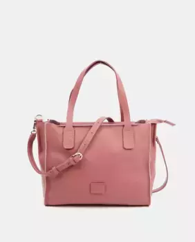 Маленькая сумочка-шоппер Wonderland из розовой кожи Abbacino, розовый