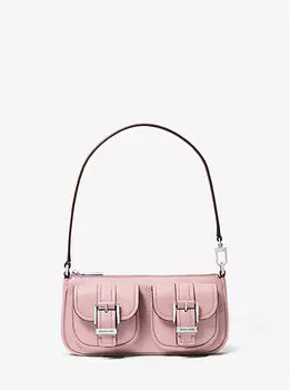 Маленькая сумочка Zoe из шагреневой кожи Michael Kors, розовый
