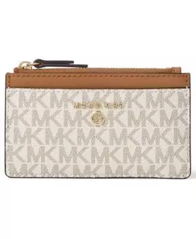 Маленькая тонкая визитница signature jet set charm Michael Kors, мульти