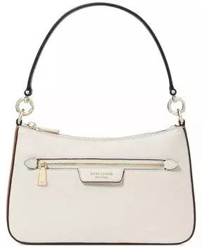 Маленькая трансформируемая сумка через плечо Hudson из шагреневой кожи с цветными блоками Kate Spade New York, мультиколор