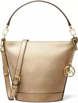 Маленькая трансформируемая сумка через плечо Townsend с молнией сверху MICHAEL Michael Kors, цвет Pale Gold