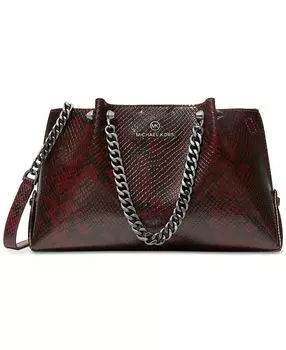 Маленькая трансформируемая сумка-мессенджер zena с цепочкой Michael Kors