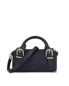 Маленькая трансформируемая сумочка с пряжками Soft Tous, тёмно-синий