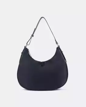 Маленькая трехцветная сумка-мешок Naulover белого, красного и темно-синего цветов, черный