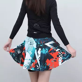 Юбка-шорты Mountainpeak для велоспорта с принтом L, мультиколор