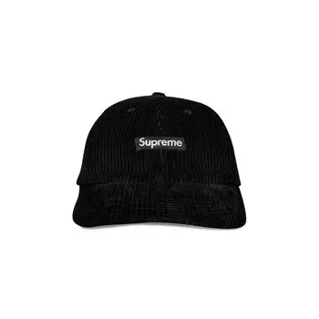 Маленькая вельветовая коробочка Supreme Ripple, 6 панелей, черный