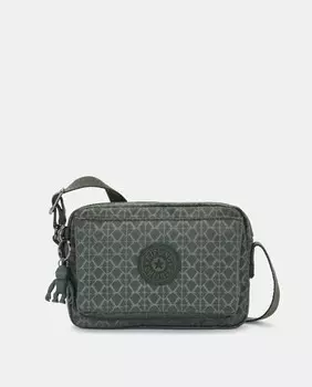 Маленькая зеленая сумка через плечо с передним карманом Kipling, зеленый