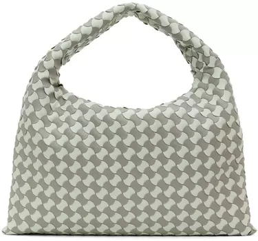 Маленькая зелено-серая сумка Hop Hop Bottega Veneta