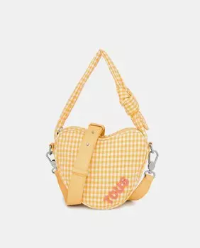 Маленькая желтая сумка через плечо Carol Vichy в форме сердца Tous, желтый