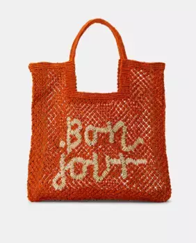 Маленькая желтая сумка модели Voila WORD BAG от The Jacksons, желтый