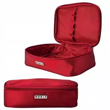 Маленькая женская косметичка, дорожный органайзер серии NOBLE RED