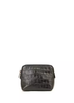 Маленькая женская косметичка из кожи с текстурой крокодила Beymen