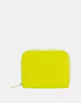 Маленькая женская кожаная сумочка на молнии Dudu, желтый