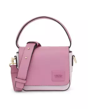 Маленькая женская сумка через плечо Amanda с клапаном и магнитной кнопкой Tous, розовый
