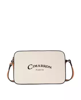 Маленькая женская сумка через плечо бежевого цвета на молнии Cimarrn, бежевый