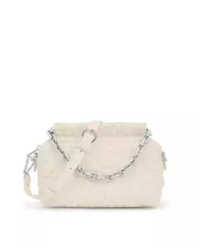 Маленькая женская сумка через плечо на молнии Jane Puffy Bear Tous, бежевый