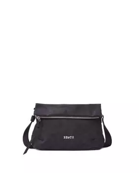 Маленькая женская сумка через плечо с клапаном черного цвета Beats, черный