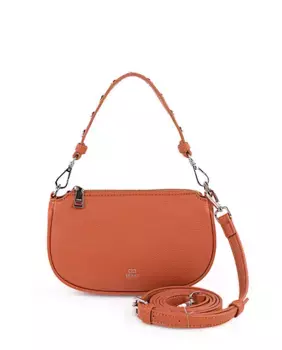 Маленькая женская сумка через плечо Verona коричневого цвета SKPAT