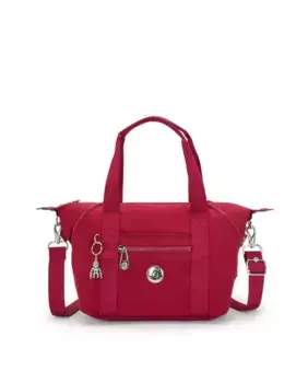 Маленькая женская сумка через плечо Versatile Kipling красного цвета