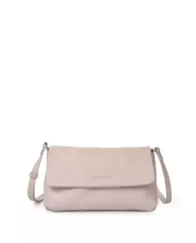 Маленькая женская сумка на плечо из мытой кожи THB Lapel цвета экрю The Bagging Co, цвет Crudo