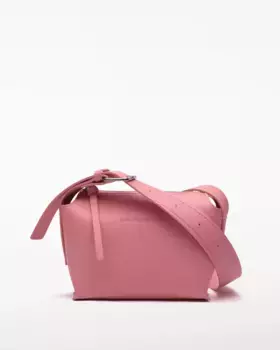 Маленькая женская сумка на плечо с регулируемой ручкой Adolfo Dominguez, цвет Rosa