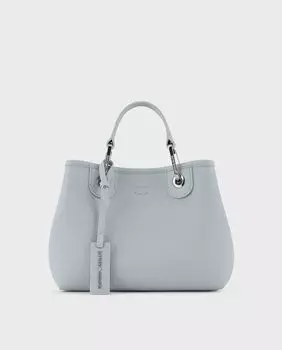 Маленькая женская сумка-шопер MyEA Emporio Armani, светло-синий