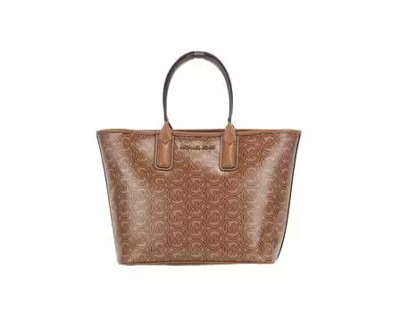 Маленькая женская сумка-тоут Michael Kors Jodie из переработанного полиэстера с жаккардовым логотипом, мультиколор