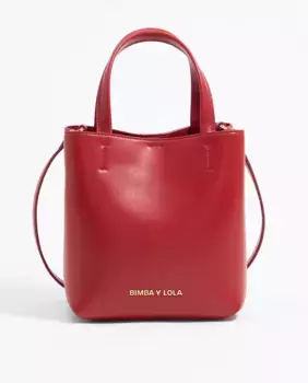 Маленькая женская сумочка из красного меха чихуахуа Bimba y Lola, красный